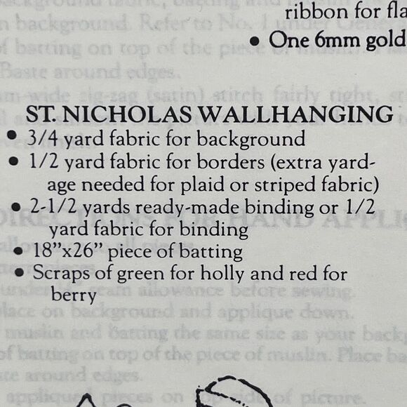 Country Appliques Olde Santa Series 2 Folk-Art Santa Designs Quilt Pattern CA-40 - Picture 7 of 9